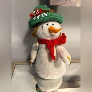 Snowman plush toy excellent condition